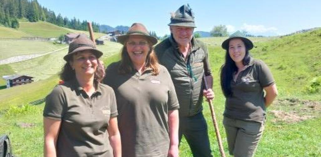 Tag mit Jäger und Jägerin